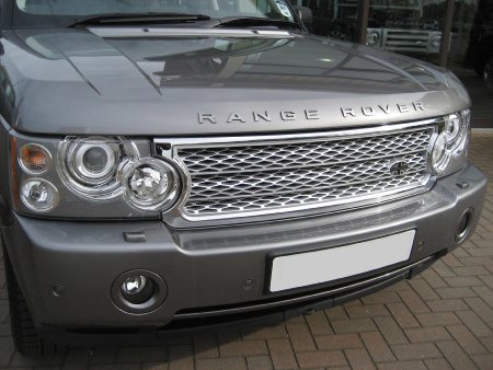 Supercharged Grille 05+ CHROME & SILVER - Click Image to Close